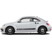 Zijdeuren Rocker Panel Vinyl Strepen Decals Stickers Grafieken 4 Voor Volkswagen Beetle 2