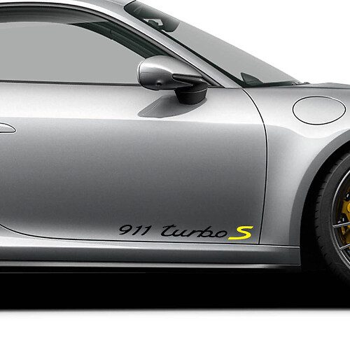 911 Turbo S Zijdeur Vinyl Decal Kit voor Porsche 911