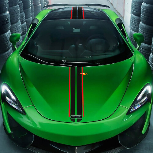 McLaren 720 570 765 Full body Hood Stripe Graphics Vinyl sticker

