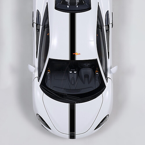 McLaren 570 Full body Hood Stripe Graphics vinyl sticker

