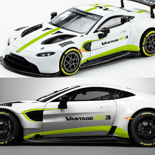 Vantage Logo & volledige kit strepen vinylsticker voor Aston Martin Vantage GT3