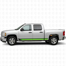 Vintage band deur- en sierlijst vinylstrepen voor Chevrolet Silverado 1500 GMT900 2007-2013_3