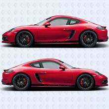 Porsche Cayman GTS 4.0 Side Stripes Kit Decal Sticker
 2