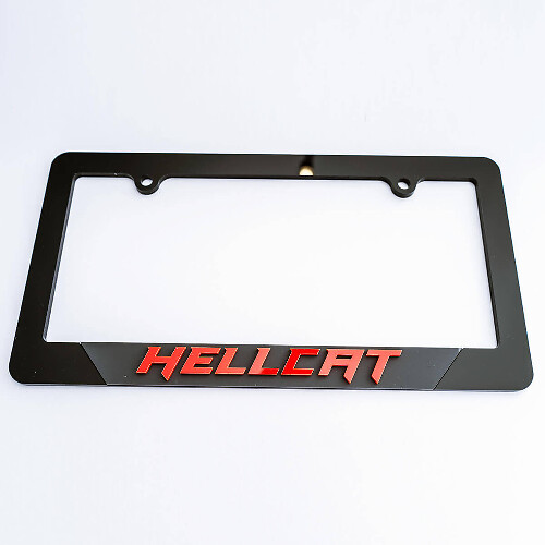 Hallcat Letter Line kentekenplaat covers frames voertuigdecoratie geschikt voor Dodge