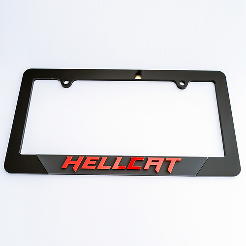 Hellcat Voertuig Kentekenplaat Covers Frames Voertuig Decor geschikt voor Dodge Hellcat
