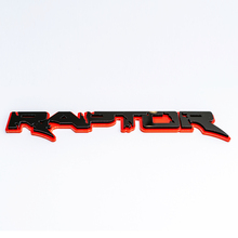 Raptor 3D Badge Spatbord Achterklep Badges Embleem voor Raptor-vrachtwagens
 3