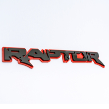 Raptor 3D Badge Spatbord Achterklep Badges Embleem voor Raptor-vrachtwagens
 4