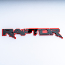 Raptor 3D Badge Spatbord Achterklep Badges Embleem voor Raptor-vrachtwagens
 6