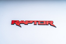 Raptor 3D badge spatbord achterklep badges embleem
 2