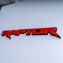 Raptor 3D badge spatbord achterklep badges embleem
 3