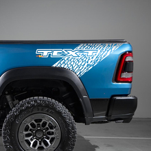 Dinosaurus Huid Stijl Motorkap en Achterzij Vinyl Decal Kit voor Dodge Ram_3