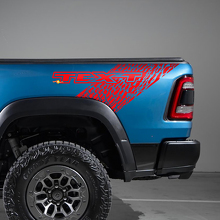 Dinosaurus Huid Stijl Motorkap en Achterzij Vinyl Decal Kit voor Dodge Ram_5