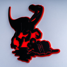 Wolf 3D badge spatbord achterklep badges embleem
 3