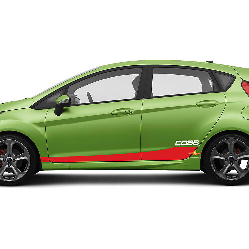 COBB Graphics Strepen Zij Vinyl Decal Sticker voor Ford Fiesta