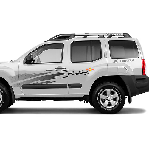 Kant Nissan Xterra Splash Gradient Graphics Vinyl Stickers Stickers
