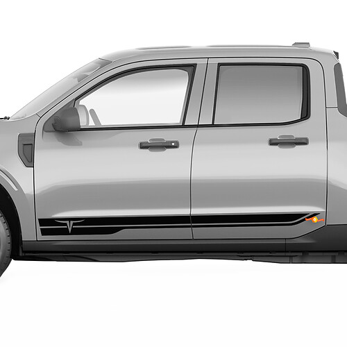 Paar Ford Maverick Rocker Panel Logo Maverick Stickers Decals Graphics
