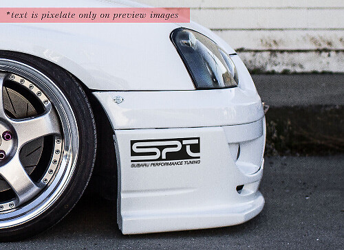 Prestatiesstijl Zijvinyl Decal Set voor Subaru Impreza