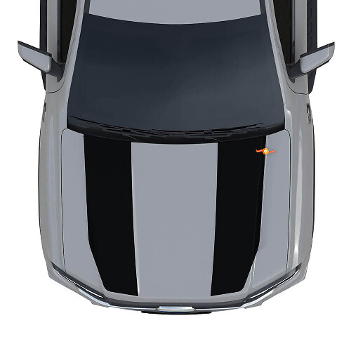 Dubbele Motorkapstrepen Vinyl Decal Kit voor Musclecar Ranger
