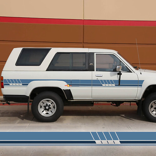 Klassieke Old School Vintage Toyota 4Runner SR5 wagon Side Stripes Vinyl Decals Stickers
