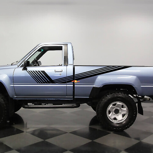 Klassieke Toyota Truck SR5 Zijstrepen Vinylstickers Decals 2
