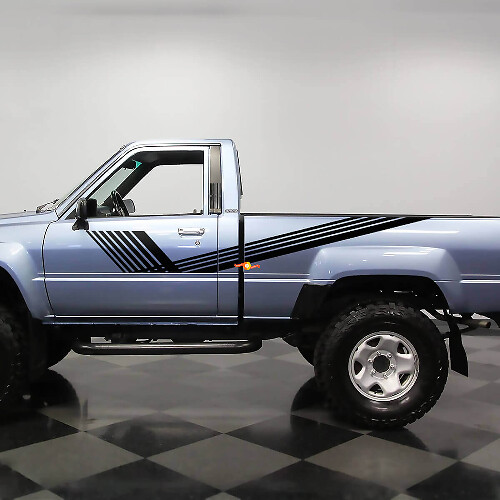 Klassieke Toyota Truck SR5 Zijstrepen Vinylstickers Decals 2
