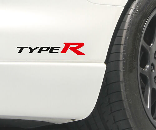 Type R stijl vinylstickers voor Honda Civic Accord Integra