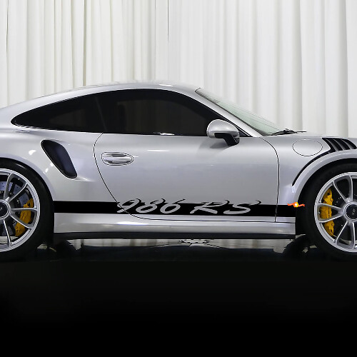 986 RS zijkaderstrip vinyl decal kit voor Porsche 986