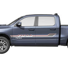 Zijdeuren strepen voor Dodge RAM 1500 REV vinyl stickers stickers graphics
 2