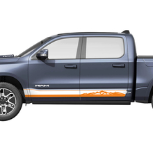 Side Rocker Panel deuren strepen bergen voor Dodge RAM 1500 REV vinyl stickers stickers graphics
 2