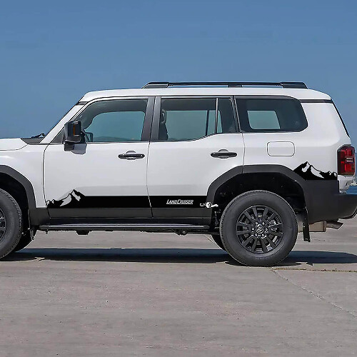 Mountains Side Rocker Panel Decals Vinyl Graphic Decals Voor Toyota Land Cruiser