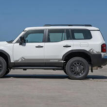 Toyota Land Cruiser kant rocker paneel bergen strepen stickers vinyl grafische stickers
 2