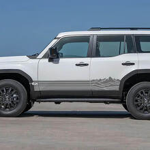 Mountains Side Rocker Paneel Strepen Decals Vinyl Grafische Decals Voor Toyota Land Cruiser 2