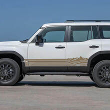 Mountains Side Rocker Paneel Strepen Decals Vinyl Grafische Decals Voor Toyota Land Cruiser 3