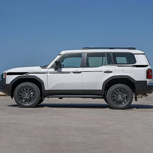 Zijdeuren Accentstrepen Decals Vinylstickers Grafisch 2 Voor Toyota Land Cruiser