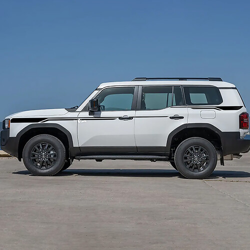 Toyota Land Cruiser Side Stripes Decals Vinyl Stickers Grafisch
