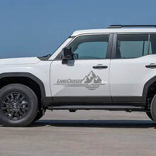 Mountains Logo Deurstickers Vinyl Stickers Grafisch Voor Toyota Land Cruiser 3
