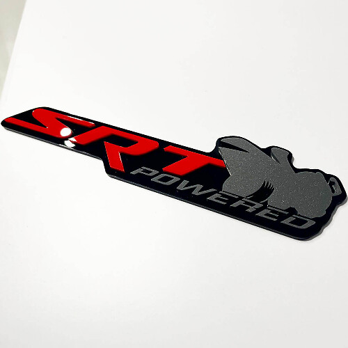 Aangedreven door SRT Scat Pack Bee Style 3D-badge voor Dodge Charger Challenger