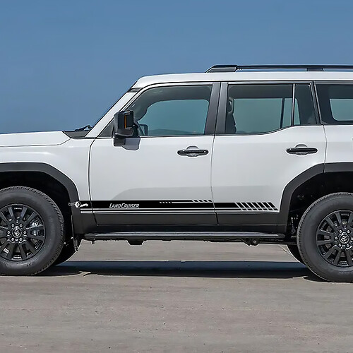 Toyota Land Cruiser zijdeuren Accent strepen stickers Vinyl Stickers afbeelding 4

