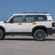 Toyota Land Cruiser Zijdeuren Accentstrepen Decals Vinyl Stickers Grafisch 2 kleuren
_3
