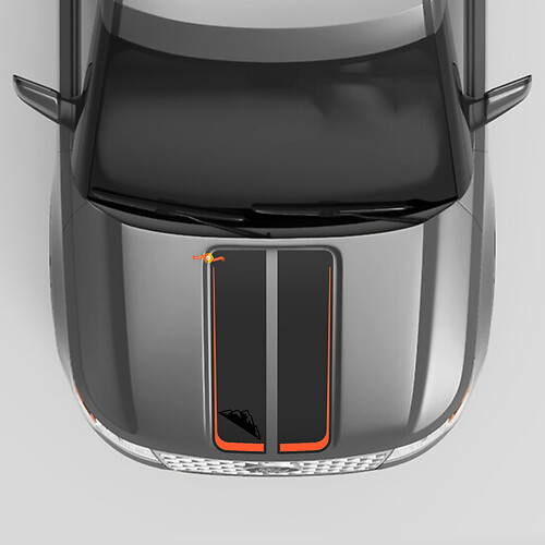 Hood Mountains-graphics voor Ford Explorer ST Timberline XLT Platinum King Ranch ST
