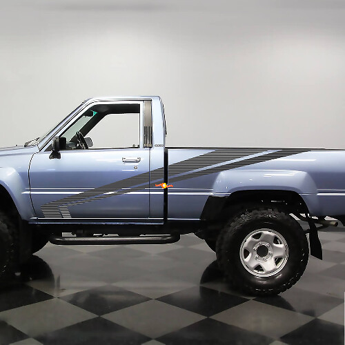 Klassieke Toyota Pickup Truck Hilux SR5 Side Stripes Vinyl Decals Stickers
