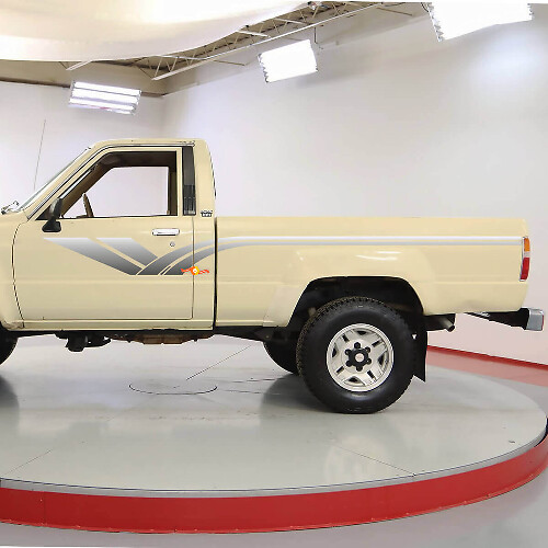 Gradient Zijstrepen Vinyl Stickers Voor Toyota Hilux 1983–1988