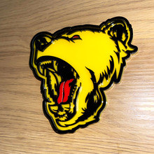Bear Grizzly rode tong 3D Badge Fender achterklep badges embleem
 3