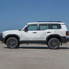 Toyota Land Cruiser zijdeuren topografische kaart stickers Vinyl Stickers afbeelding
 3