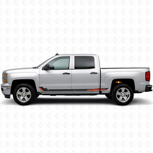 Racing Line Deur- en Zijklepspiegelfolie Strepen voor Chevrolet Silverado 1500 K2XX 2014-2019_2