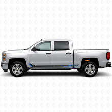 Racing Line Deur- en Zijklepspiegelfolie Strepen voor Chevrolet Silverado 1500 K2XX 2014-2019_3