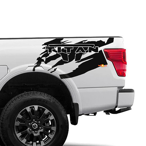 Nissan Titan Zijpaneel Spatbord Vinyl Stickers Decals Graphics
