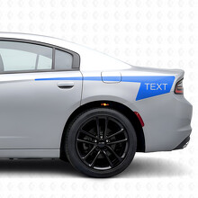 Hockeystijl Aangepaste Strepen Bedside Vinyl Decal Sticker voor Dodge Charger 2015-2026_2
