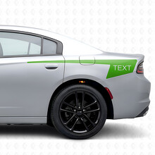 Hockeystijl Aangepaste Strepen Bedside Vinyl Decal Sticker voor Dodge Charger 2015-2026_3