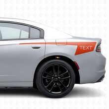 Hockeystijl Aangepaste Strepen Bedside Vinyl Decal Sticker voor Dodge Charger 2015-2026_4